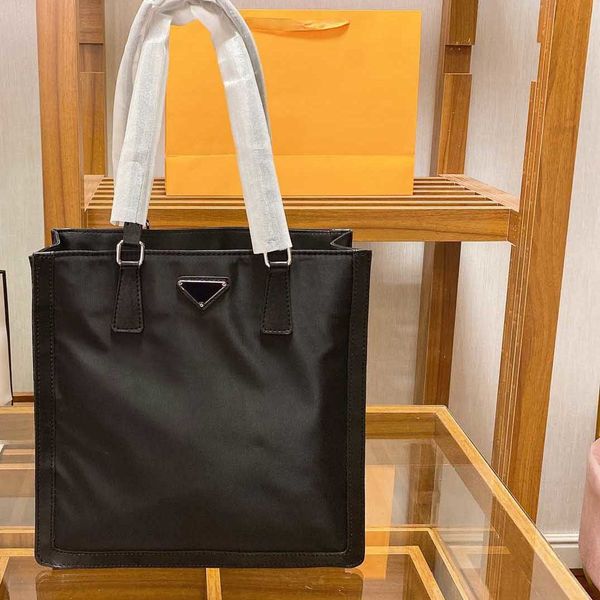 

luxury handbags and storage designer- women classic 30cm black shopping canvas nylon large capacity hand la