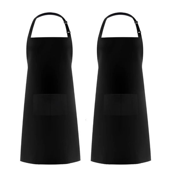 

kitchen apron cafe barbecue flower hanging neck apron customization