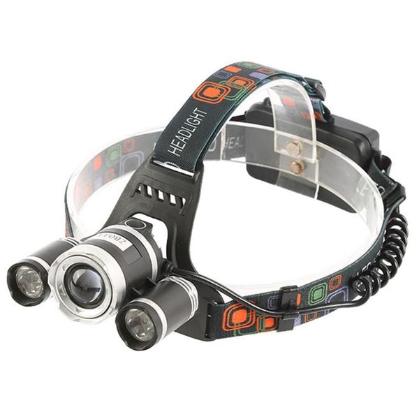 

durable headlight rechargeable 3 led bicycle bike with 2x 18650 battery t6+2xpe 20000lm hiking fishing sporting goods headlamps