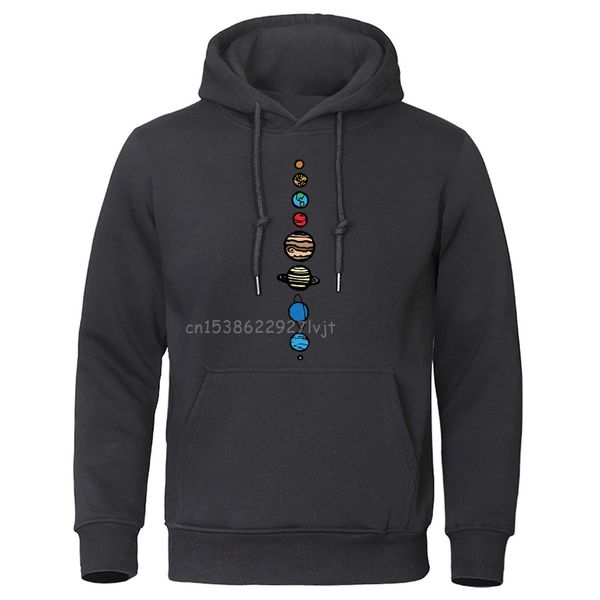 

new hoodies universe solar system sweatshirt women men planets colour fshion hoodie nine planets harajuku streetwear y0319, Black
