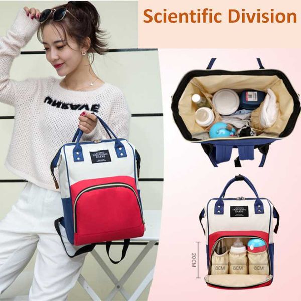 

backpack large capacity mummy bag in europe and america versatile student couple heat preservation light simple handbag