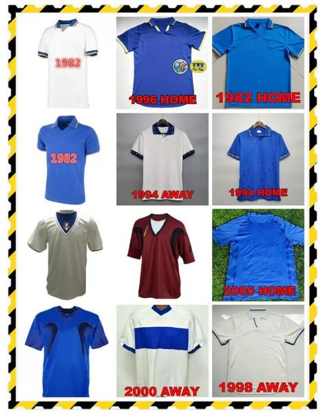 

1990 2006 retro soccer jersey maldini baggio donadoni schillaci totti del piero pirlo inzaghi buffon 86 90 94 06 football shirts, Black;yellow