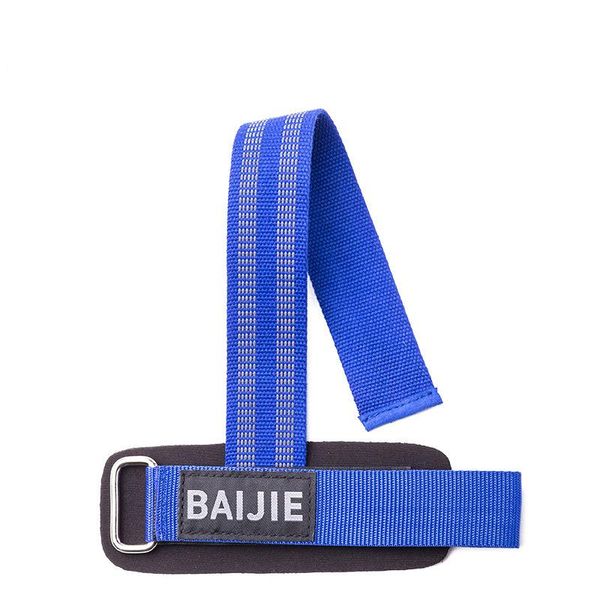 

1pcs weightlifting hand belt anti-slip sport fitness wrist wraps straps gym support lifting grip bodybuilding wrap, Black;red