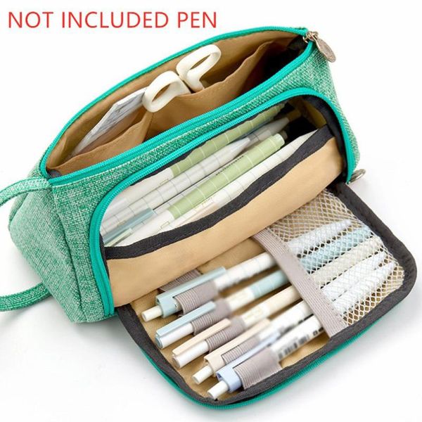 

storage bags pencil case kawaii large capacity pencilcase school pen supplies bag box pencils pouch stationery