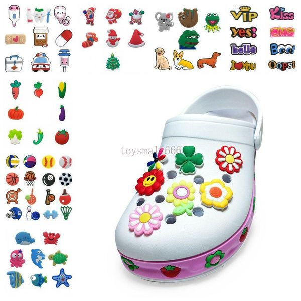 

cartoon character pvc rubber shoe charms shoe accessories clog it wristband buttons shoe decorations gift, Blue