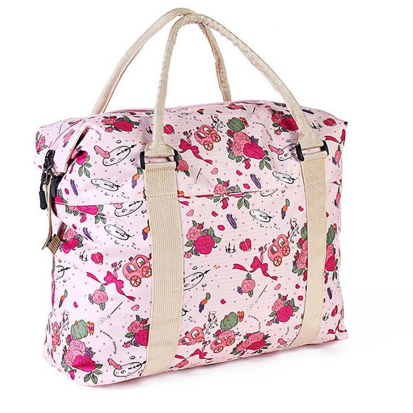 

duffel bags korean print travel bag luggage storgage outdoor large capacity women duffle organizer packing cube girl weekend