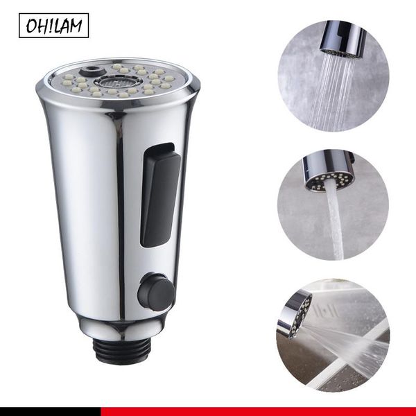 

kitchen faucets 3 functions pull down faucet spray head sink tap shower sprayer nozzle aerator bubble connector
