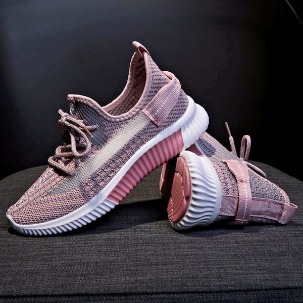 

lace up air mesh vulcanized shoes plus size breathable sneakers women shoes woman casual shoes female loafers ladies flats a3t6, Black