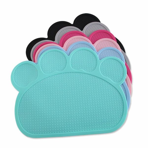 

kennels & pens waterproof pet mat for dog cat silicone food pad bowl drinking feeding placemat easy washing