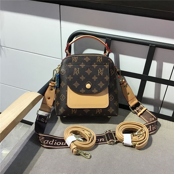 

genuine leather women buckets luxury brand women bags classical print designer purse and handbags channels bag