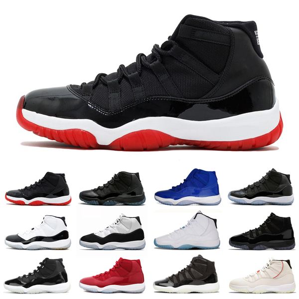 

new men 11 basketball shoes 11s 25th anniversary gamma blue 23 45 platinum tint space jam gym red midnight navy prm heiress sneakers jogging