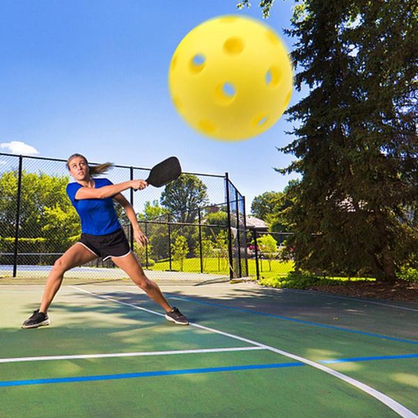 

golf balls 3pcs durable out accessories outdoor lightweight fun practice sports round shape pickleball set airflow training