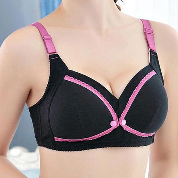 

bras deep u cup for women push up lingerie seamless bra wire bralette backless plunge intimates female underwear, Red;black