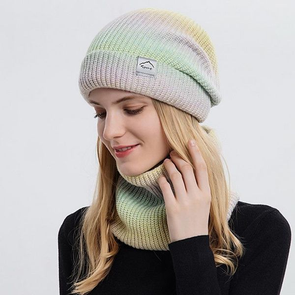 

beanies winter women hat 2021 autumn handmade female warm cap knitted beanie girl hats woman bonnet femme chunky thick stretchy
