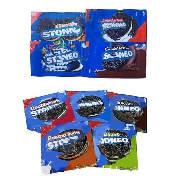 

empty edibles bag stoneo cookies 500mg pouch 600mg packaging mylar bags package