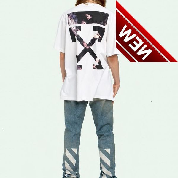 

madonna couple religious angel hip-hop shirt with loose sleeves, White;black