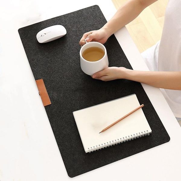 

mouse pads & wrist rests soft wearable mice pad office computer desk mat modern table wool felt lapcushion large gaming