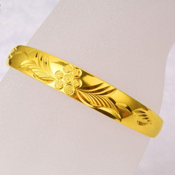 

bangle fashion jewelry yellow gold filled womens adjustable, Black