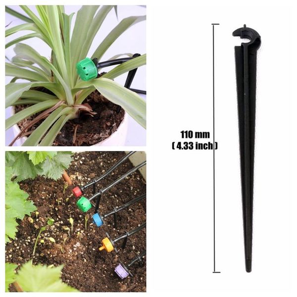 

watering equipments 4/7mm c-type hose holder trickle irrigation pipe brackets system support fittings water connectors