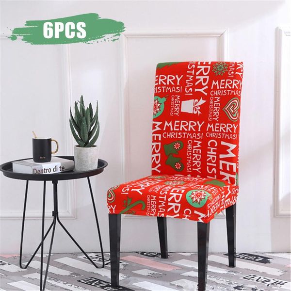 

christmas xmas print chair cover for dining room chairs covers high back living party wedding
