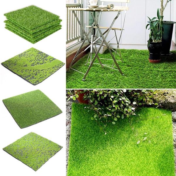 

decorative flowers & wreaths artificial grass mat plastic lawn synthetic decor mini miniature for garden dollhouse diy micro landscape