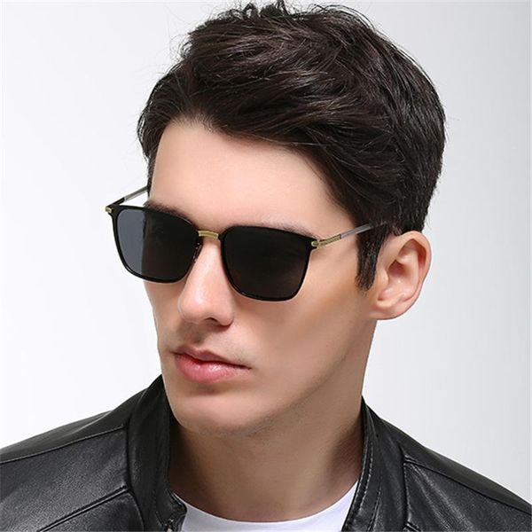 

sunglasses 2021 polarized men women mirrored driving glasses square male cool fashion classic pilot metal frame sun, White;black