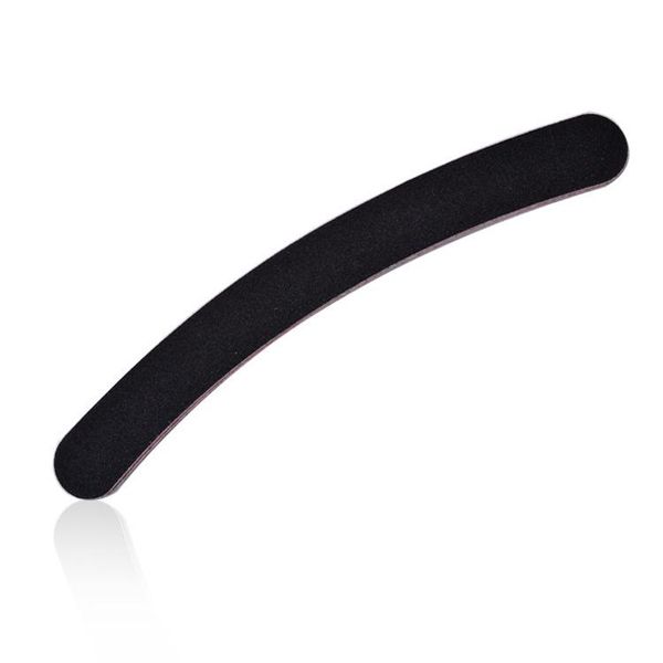 

pcs nail file black crescent bend double-sided rubbing strip, red heart sanding stick diy polishing and care tools files