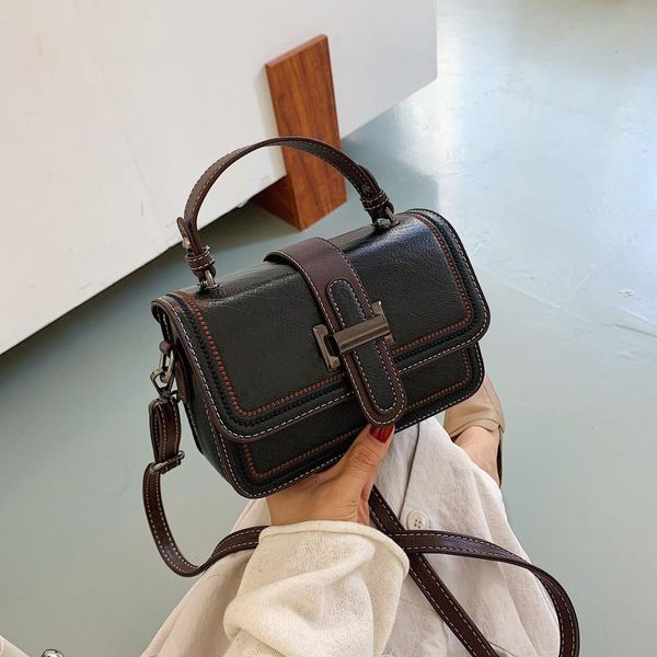 

evening bags 2021 fashion women pu leather shoulder cross body bag vintage female soft solid purses shopping messenger for girls
