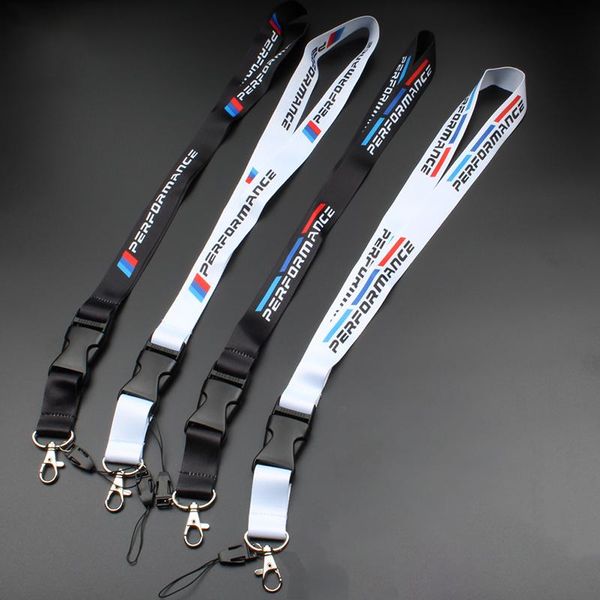 

keychains 1pcs metal car pendant for modified performane keychain mobile phone lanyard wrist strap ornament cloth strip f30 e36, Silver