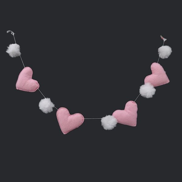 

party decoration nordic felt fabric string star garland banner tent bed mat baby shower bunting ornament wall decor kid room hanging