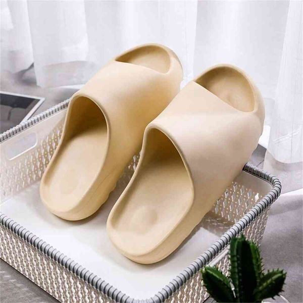 

80% factory online men's non-slip slippers summer personality fashions comfortable soft thick bottom casual home pnd4, Black