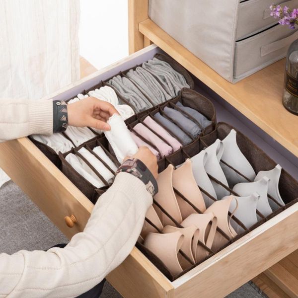 

storage drawers dormitory closet organizer for socks underwear bra box foldable compartment drawer home supplies