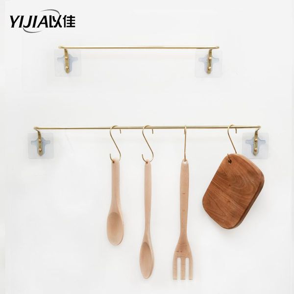 

towel racks gold wall hanging kitchen bars brass rack single bathroom accessories
