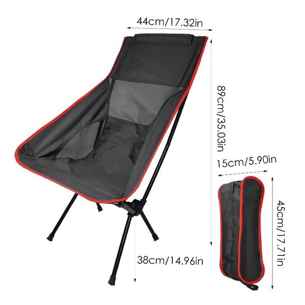 

fishing accessories outdoor camping folding chair portable heavy duty leisure