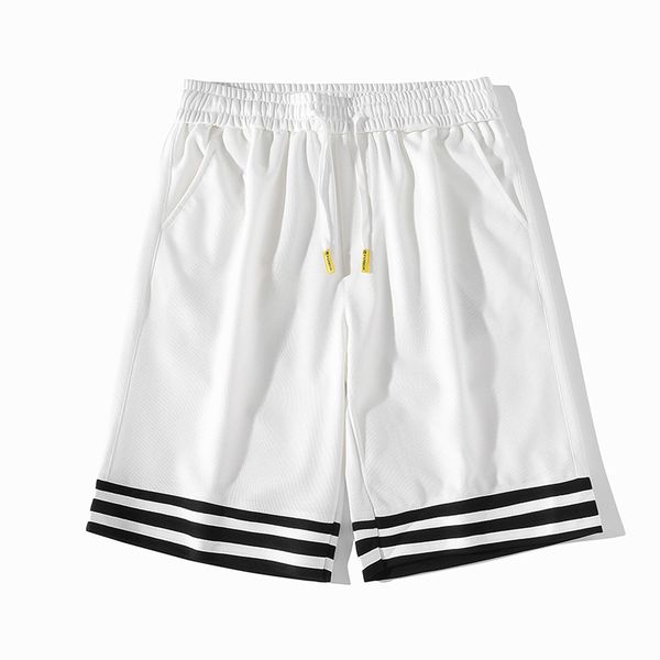 

men casual shorts fashion printed joggers short sweatpants summer drawstring hip hop slim workout shorts plus size, White;black