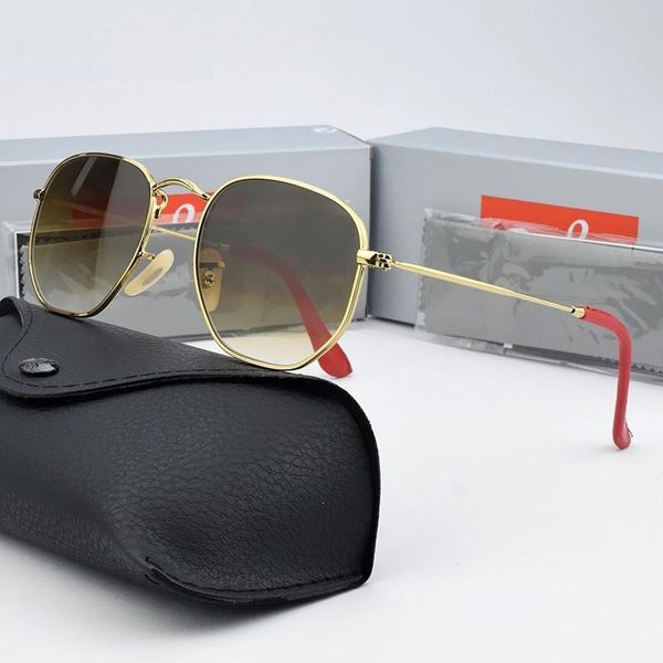 

original brand sunglasses men uv400 small box glass lens retro women designer driving sun glasses r3548 fashion frames, Black