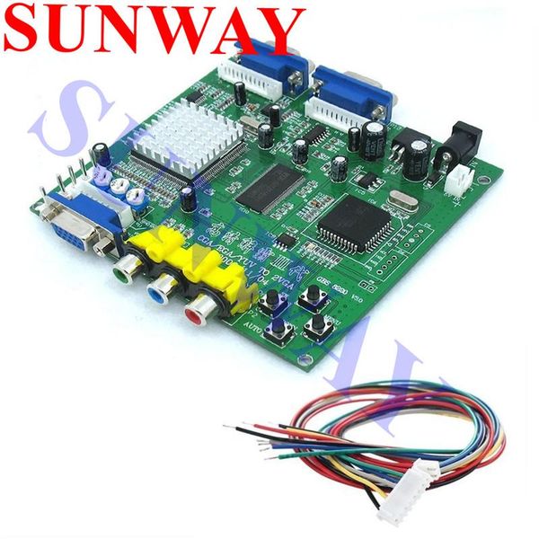 

game controllers & joysticks 2021 arcade gbs-8220 rgb/cga/ega/yuv to vga video converter hd with dual output for machine