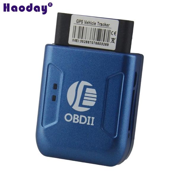 

car gps & accessories obdii mini tracker gprs real time tracking system tk206 with geo-fence over speed alarm anti-theft locator