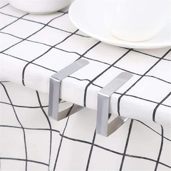 

clothing & wardrobe storage 8pcs stainless steel anti-slip tablecloth clamps outdoor party wedding picnic supplies promenade table cover hol
