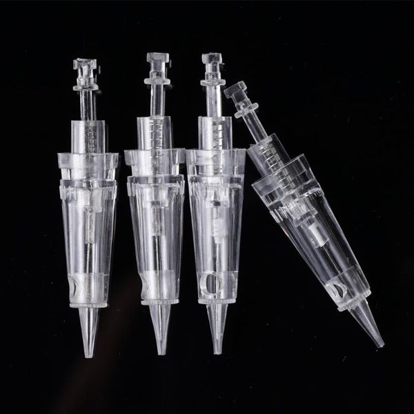 

tattoo needles 50pcs needle cartridge snap button microneedling derma for permanent makeup eyebrow lip