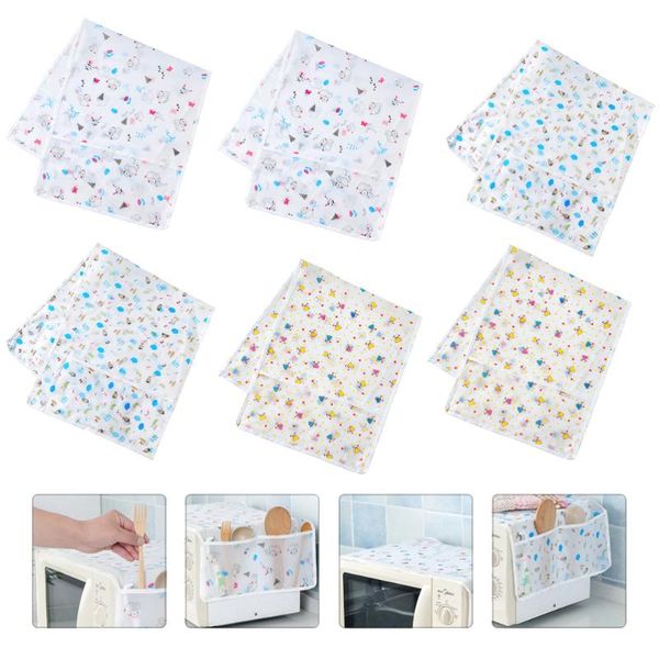 

other household sundries 6pcs microwave oven covers waterprooof with pockets bag