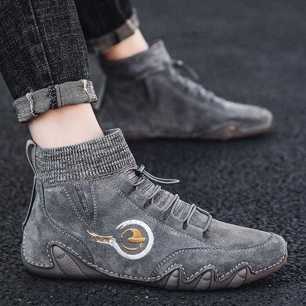 

broken size sale loss special price high sho men's leather casual bean soft soled martin boots