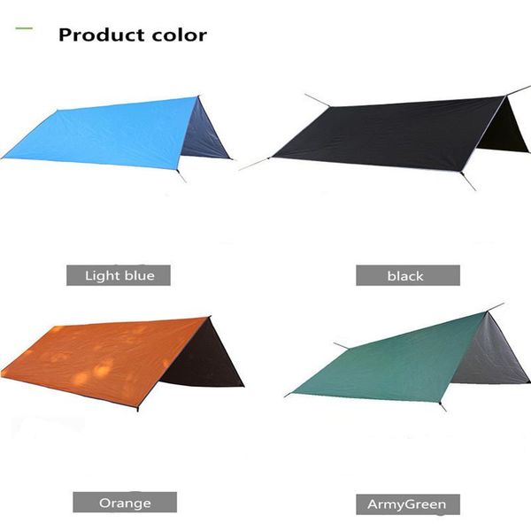 

3x3m beach awning oxford cloth waterproof tarpaulin tent ultra light canopy garden sun outdoor camping tents and shelters