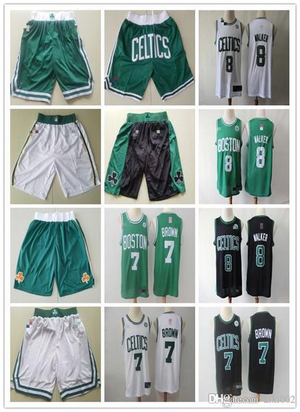 

Mens\rBoston\rCeltics\r8 Kemba\rWalker 7 Jaylen\rBrown Green white black Basketball Shorts Basketball Jerseys, Colour