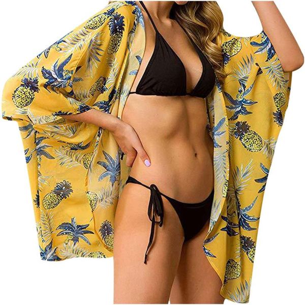

beach dress summer floral swimsuit print belt bathing suit women long cover up off shoulder beachwear bandeau halt women's swimwear, White;black