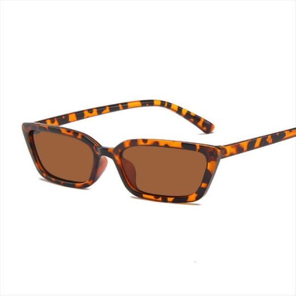 

Fashion Square Sunglasses Women Brand Designer Sun Glasses For Small Frame Cool Sexy Vintage Black Leopard Cat Eye, White;black