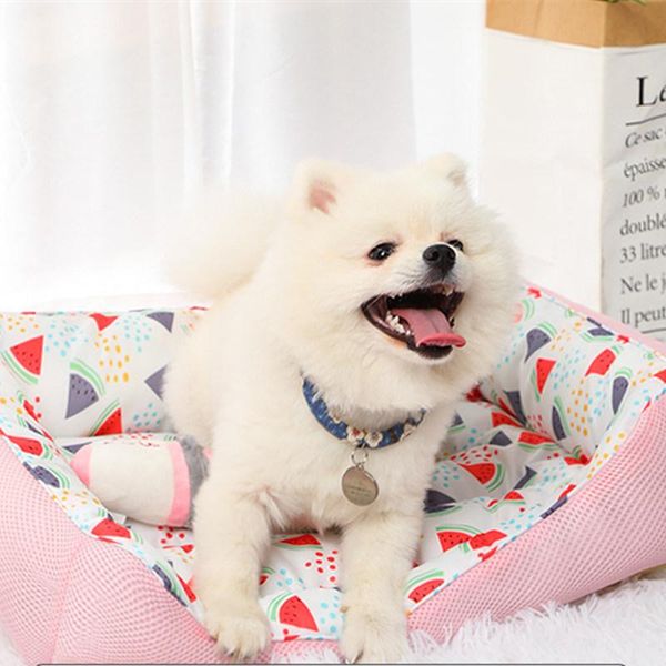 

kennels & pens dog bed breathable sofa for dogs sleeping mats soft cushion beds medium cat mat casas para gatos puppy supplies