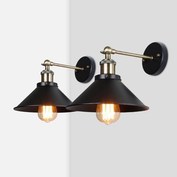 

wall lamp industrial e27 sconce vintage loft light indoor for bedroom living room lighting adjustable lights on the