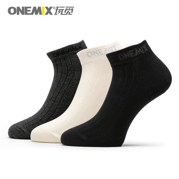

sports socks onemix all season men running professional breathable basketball quick dry outdoor road racing cycling, Black