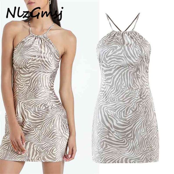 

dres summer dres white bodycon es zebra pattern sling mini 03 210628, Black;gray